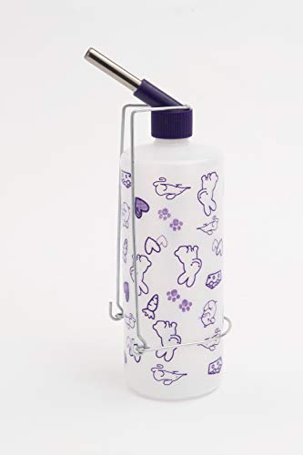 Lixit 32oz Weather Resistant Water Bottles with Heavy Duty Mount for Rabbits and Ferrets (Rabbits)