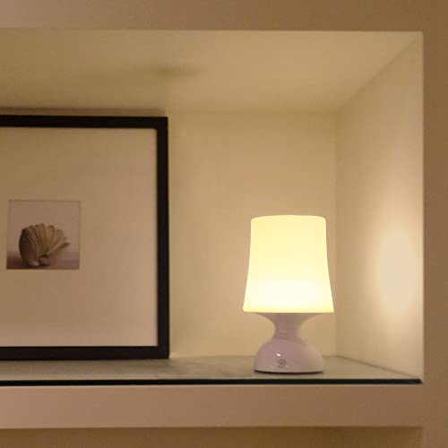 RiverLux LED Mood Light, Scandinavian Lamp, Battery Powered Night Light, Cordless Night Light, 100% Electrical Safety at H...