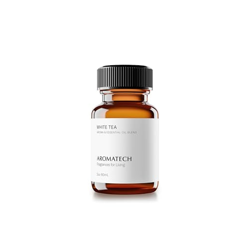 AromaTech White Tea Aroma Essential Oil Blend: Luxury Hotel Inspired Aromatherapy with White Tea, Orange & Palo Santo for ...