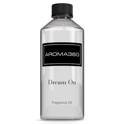 Aroma360 Dream On Fragrance Oil Blend - 500ML - Scented Aromatherapy Diffuser Oil with Serene White Tea, Healing Aloe Ver...