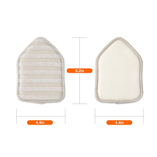 CLEANHOME Microfiber Replacement Pads 3 Pieces Suitable for Tub Tile Scrubber Brushes（ASIN:B09GF2LSZ8)