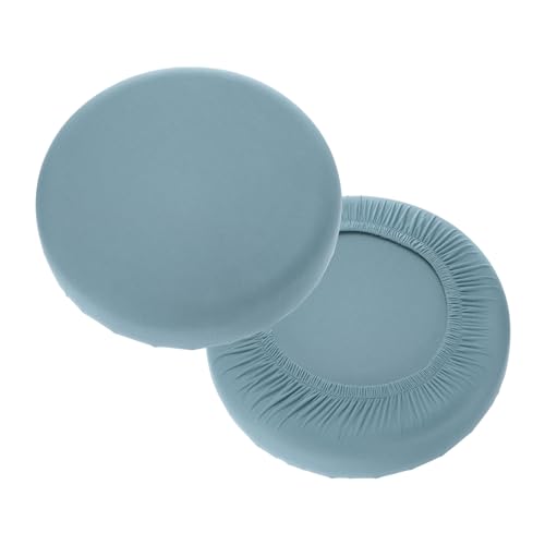 uxcell 2 Pack Stool Covers Round, 11-14 Inch Bar Stool Covers Washable Dustproof Slipcover Seat Cushion with Elastic for B...