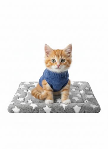 Dog Bed Mat - Soft and Comfortable Dog Kennel Cat Bed, Washable Dog Bed or Cat Bed, Suitable for Dog Crate Ped, Cat Cage B...