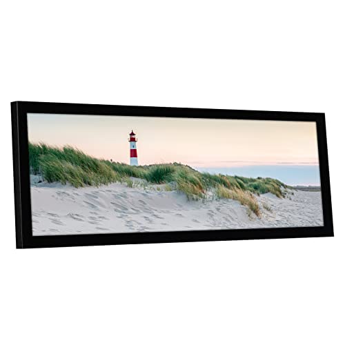 Americanflat 8x24 Picture Frame with Shatter-Resistant Glass - Signature Collection - Gallery-Style Frames Made of Enginee...