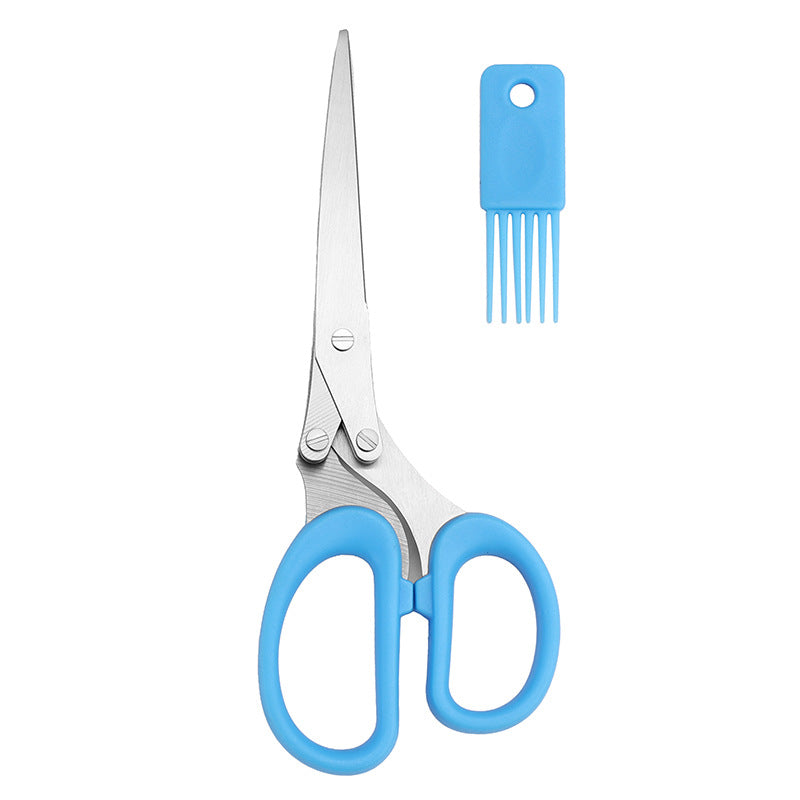 Kitchen Multi-functional Stainless Steel Chopped Green Onion Scissors