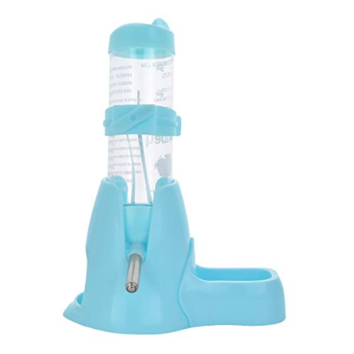 Guardians Hamster Water Bottle, Little Pet Automatic Drinking Bottle with Food Container Base Hut Hanging Water Feeding Bo...