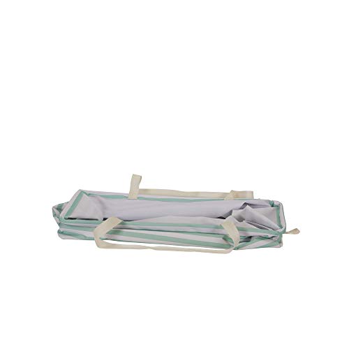 Household Essentials Teal Striped Krush Container All-Purpose Utility Tote