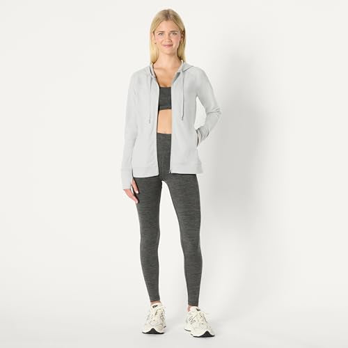 Amazon Essentials Women's Athletic Soft Performance Lightweight Zip Up Workout Hoodie Jacket