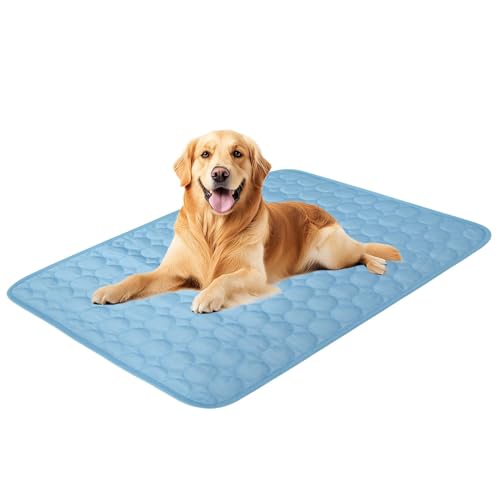 Dog Cooling Mat,2025 Upgrade Pet Cooling Mat for Dogs Cats,Summer Ice Silk Cool Mats & Sleeping Pad for Indoor or Outdoor,...