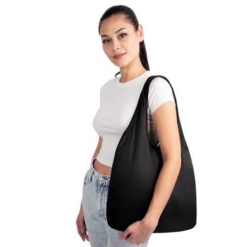 Nanobag Ultralight Foldable Tote for Women & Men, Reusable Grocery & Travel Bag, Packable Collapsible Compact Market Essen...