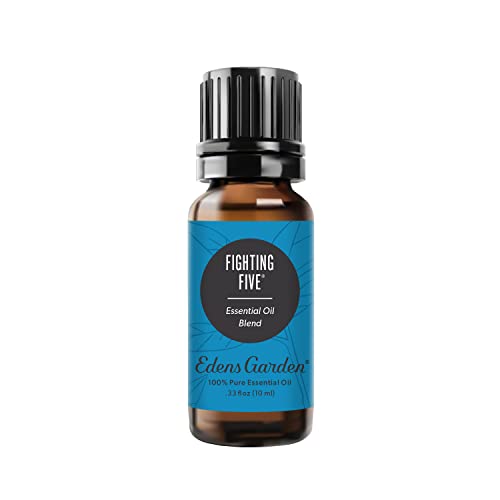 Edens Garden Fighting Five Essential Oil Blend- 100% Pure Premium Grade, Undiluted, Natural, Therapeutic, Aromatherapy, Th...