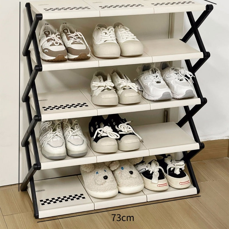 Multi-tier Foldable Shoe Cabinet For Home Entryway And Dorm Rooms