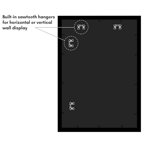 Americanflat 4x6 Collage Picture Frame with Polished Plexiglass - Multi Picture Frames Fit Sixteen 4x6 Photos or Use as On...