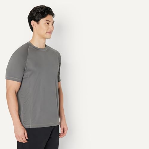 Amazon Essentials Men's Slim-Fit Short-Sleeve Quick-Dry UPF 50 Swim Tee