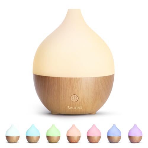 SALKING Essential Oil Diffuser, 100ml Small Aromatherapy Diffuser with Auto Shut-Off Function, Ultrasonic Diffusers for Es...
