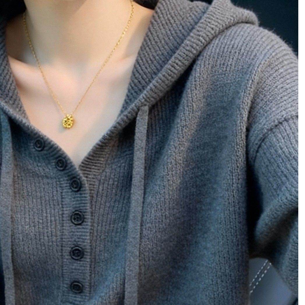 Korean-style Turtleneck Relaxed-fit Pullover Knit