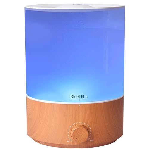 BlueHills Premium 4000 ML XL Essential Oil Diffusers - 70 Hour Run Aromatherapy Diffuser & Air Humidifier Mist for Large R...
