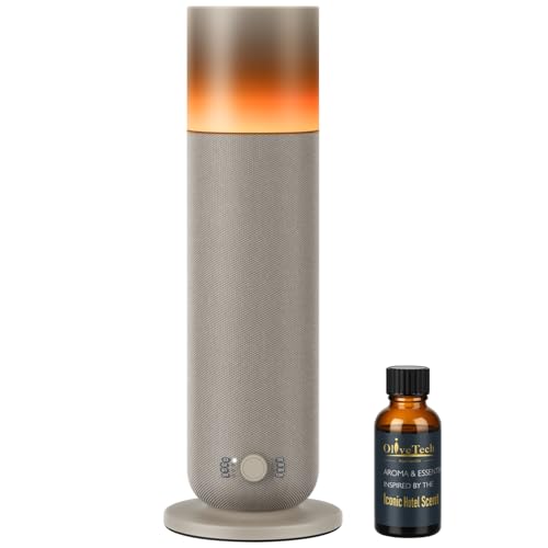 Waterless Diffuser with Fabric-Wrapped Design, OliveTech Cold Air Scent Diffusers for Home & Office, Hotel Collection Diff...