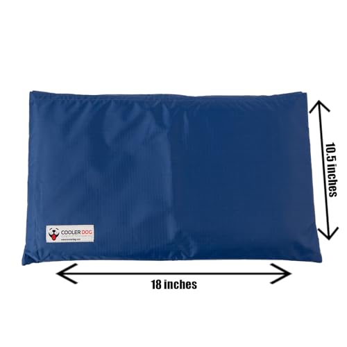 CoolerDog Hydro Cooling Mini Mat for Dogs – Dog Cooling Mat & Cooling Pad for Hot Weather – Triple Layer Ice & Water Cooli...
