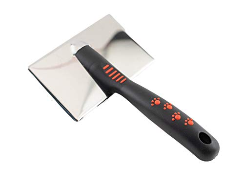 Paw Brothers Professional Grade Extra Long Slicker Brush - Ergonomic Handle, Removes Loose Undercoat and Tangles for Dogs