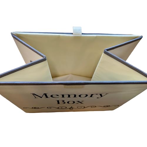 Pear Tree Essentials Memory Storage Box - Baby Keepsakes, Travel memories, Loved Ones Treasured Keepsakes.