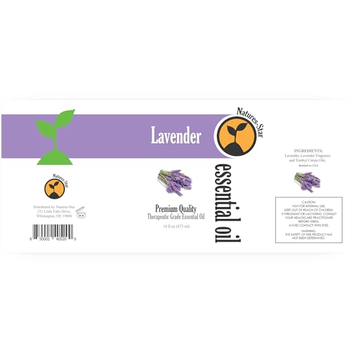 Natures-Star Lavender Essential Oil, 16 Ounce, Therapeutic Grade for Aromatherapy, Candle & Soap Making, Diffusers & Home,...