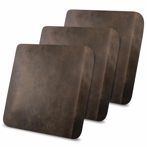molasofa Leather Look Couch Cushion Covers, Stretch Sofa Cushion Covers for Sectional Armchair Loveseat Protector,Replacem...