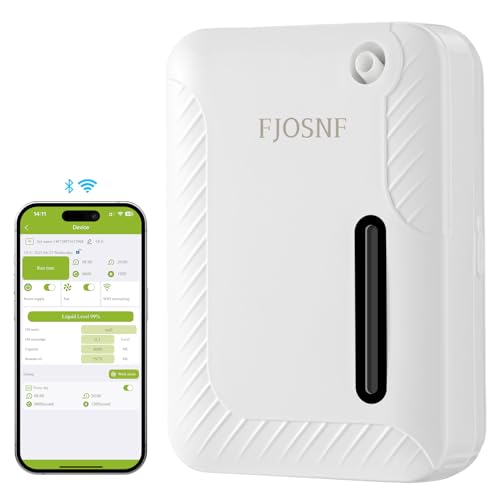 2026 Oil Diffuser Waterless 2200 Sq.Ft, Bluetooth&WiFi APP Control, 250ml Smart Scent Air Machine with Cold Air Tech for L...