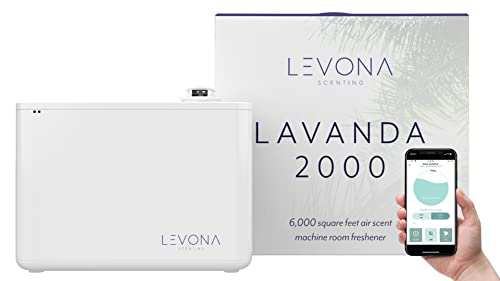 LEVONA SCENT Machine Lavanda: Up to 6000 SQFT HVAC Diffuser- Waterless Scent Air for Office, Hotel & Home Diffuser - Fragr...