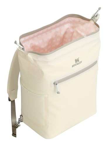 Stanley All Day Madeleine Backpack Soft Cooler 20 Can Cooler with Handle and Shoulder Straps Insulated Travel Bag with Zip...