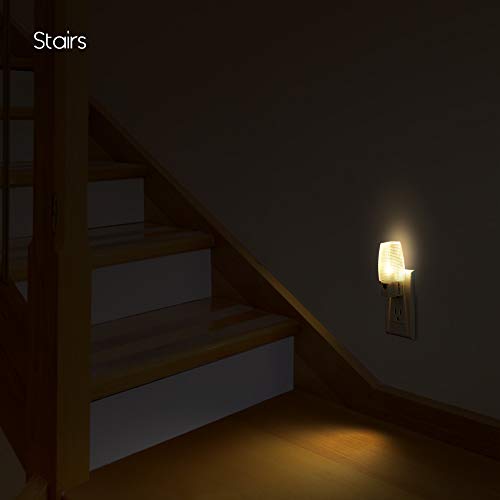 Emotionlite Plug in Night Light, Warm White LED Nightlight, Dusk to Dawn Sensor, Kids, Nursery, Bedroom, Bathroom,Hallway,...