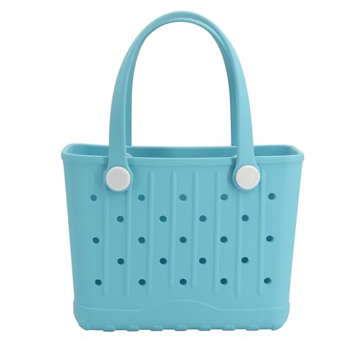Mangoxel Small Rubber Beach Bags Creative EVA Beach Totes Waterproof Travel Bag for Beach, Picnic, Sports, Yoga