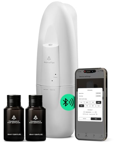 AromaPlan 5 Star Collection Plug in Diffuser (2 Fragrances Included)-Cold Air & Waterless Diffusers for Home & Office- Sil...