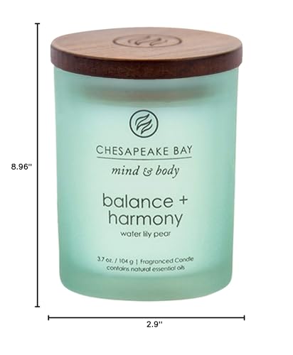 Chesapeake Bay Candle Peace + Tranquility, Balance + Harmony, Serenity + Calm Scented Candle Gift Set, Small Jar (3-Pack),...