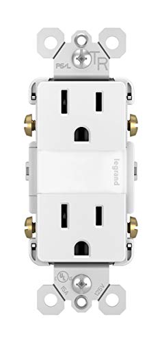 Legrand radiant Adjustable LED Night Light Outlet, Nightlight Electrical Outlets, Tamper Resistant, Safe for Kids, White, ...