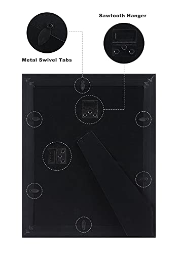 ELSKER&HOME 8.5 x 11 Graduation Frame with Tassel Holder for 4x6 Photo| 8.5x11 Shadow Box Picture Frame, Graduation Mahoga...