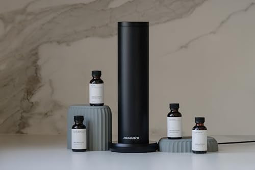 AromaTech New AroMini BT Plus Scent Diffuser w/Bluetooth – Cold-Air Diffusion Scent Machine for Home, Office, Hotel, Spa –...
