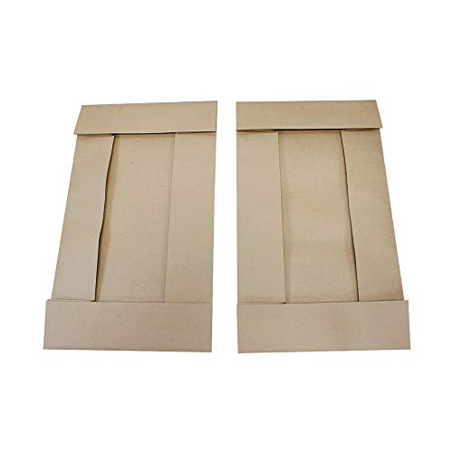 Prolinemax 25 Pc Kraft Pinstripe 24'' x 14'' x 4'' Two Piece Apparal Gift Boxes