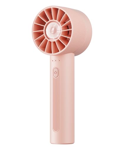 Portable Mini Handheld Turbo Fan, 4 Speed High Velocity Personal [Max 16H Cooling Time], Rechargeable Purse Travel Essenti...