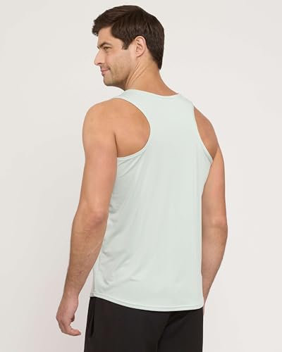 Real Essentials 5 Pack: Men's Dry-Fit Muscle Tank Top Sleeveless Shirts Workout Tees Athletic Gym (Big & Tall Available)