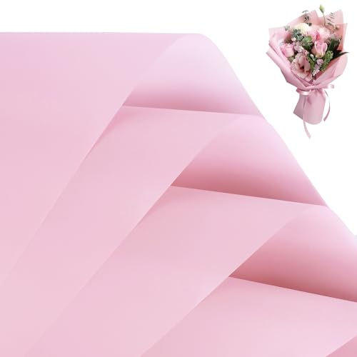 FUHITIM 20 Sheets Flower Wrapping Paper -Waterproof Floral Bouquet Wrapping Paper Used for DIY Crafts, Gift Packaging, Flo...