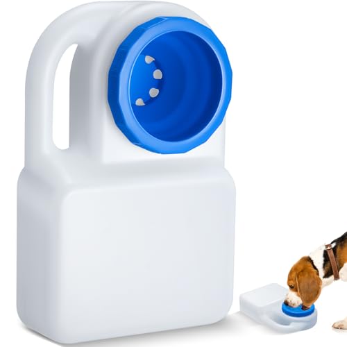 Ziliny 1 Pcs 3 Quart No Spill Portable Dog Travel Water Bowl Pet Water Bowl for Pet Dispenser for Small Large Dogs Cats Ca...
