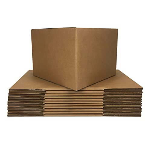 UBMOVE Large Moving Boxes 20" x 20" x 15" Pack of 12, Corrugated Cardboad Boxes For Packing, Shipping, Packing & Moving