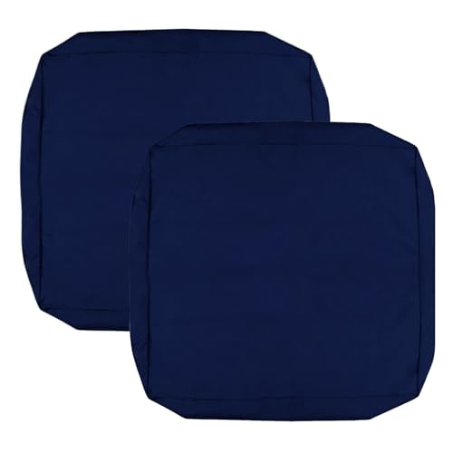 FLYMEI Patio Cushion Covers 24x24x4 Waterproof Outdoor Cushion Cover Replacement 2Packs Outdoor Seat Cushion Slipcover for...