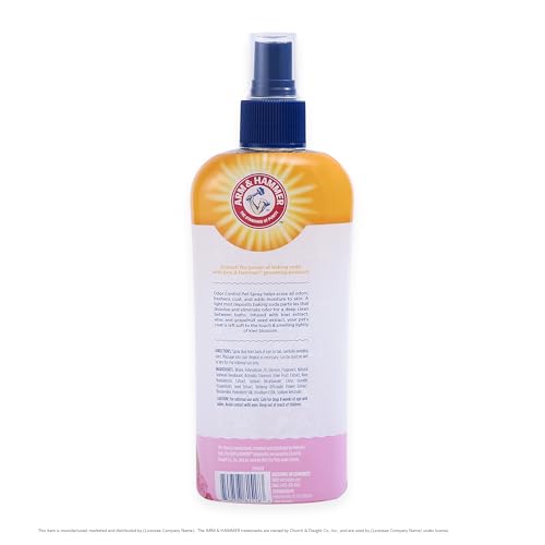 Arm & Hammer for Pets Super Deodorizing Dog Spray with Baking Soda for Odor Control, Freshens Coat Between Baths, pH Balan...