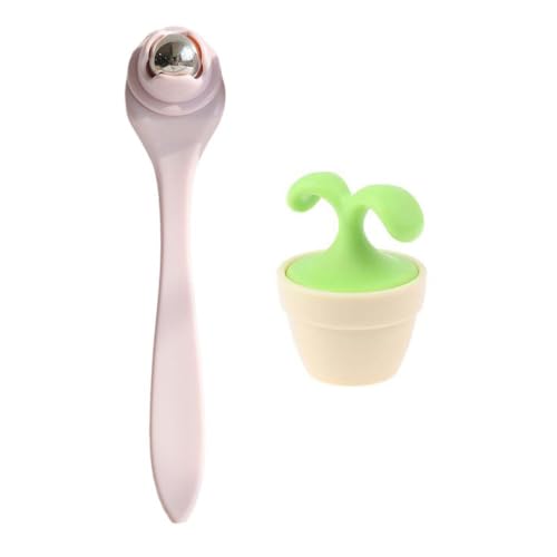 DeaHea 2 Pack Eye Cream Applicator Wand Stick Small Face Roller Eye Serum Applicator Massager Eyes Care Stick Cooling Ther...