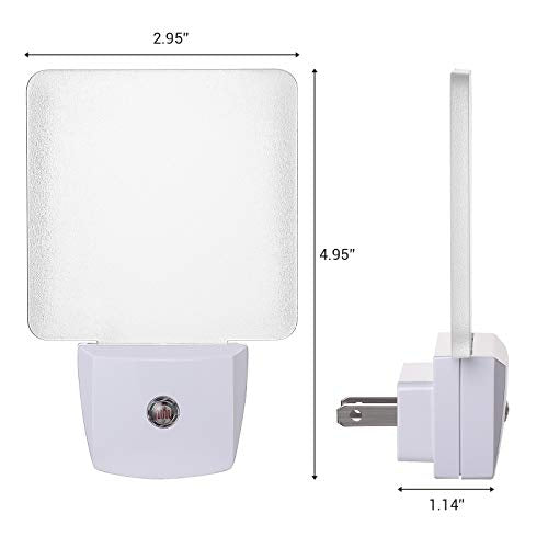 DEWENWILS Night Lights Plug into Wall, LED Night Lights for Kids, Dusk to Dawn Sensor, 3000K Warm Nightlight for Nursery R...