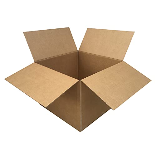 UBMOVE Large Moving Boxes 20" x 20" x 15" Pack of 12, Corrugated Cardboad Boxes For Packing, Shipping, Packing & Moving