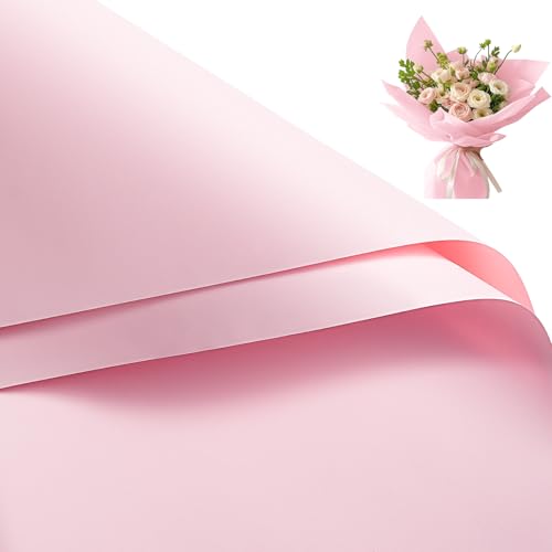 RUSPEPA 20 Sheets Flower Wrapping Paper, Waterproof Floral Bouquet Wrapping Paper, Florist Supplies Packaging for Birthda...