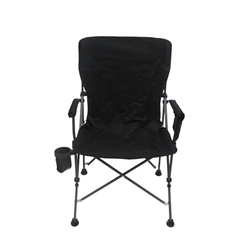 Portable Camping Chairs- Lightweight,Outdoor Chair with Side Pockets & Cup Holder,Heavy Duty Support 500 LBS Oversized Fol...